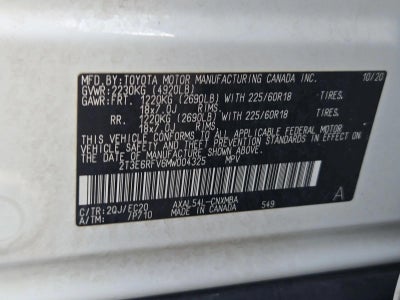 2021 Toyota RAV4 Hybrid XSE AWD (Natl)