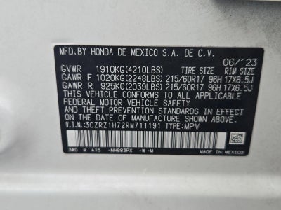 2024 Honda HR-V EX-L 2WD CVT w/o BSI
