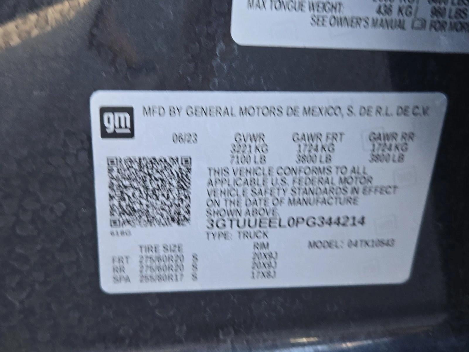 2023 GMC Sierra 1500 Crew Cab Short Box 4-Wheel Drive AT4