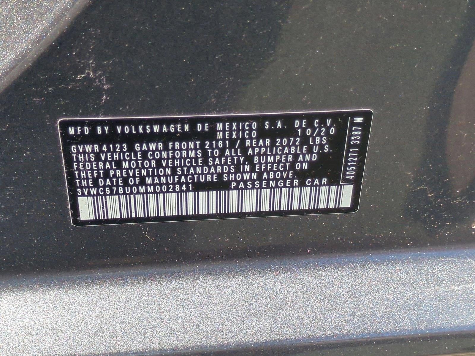 2021 Volkswagen Jetta S Auto