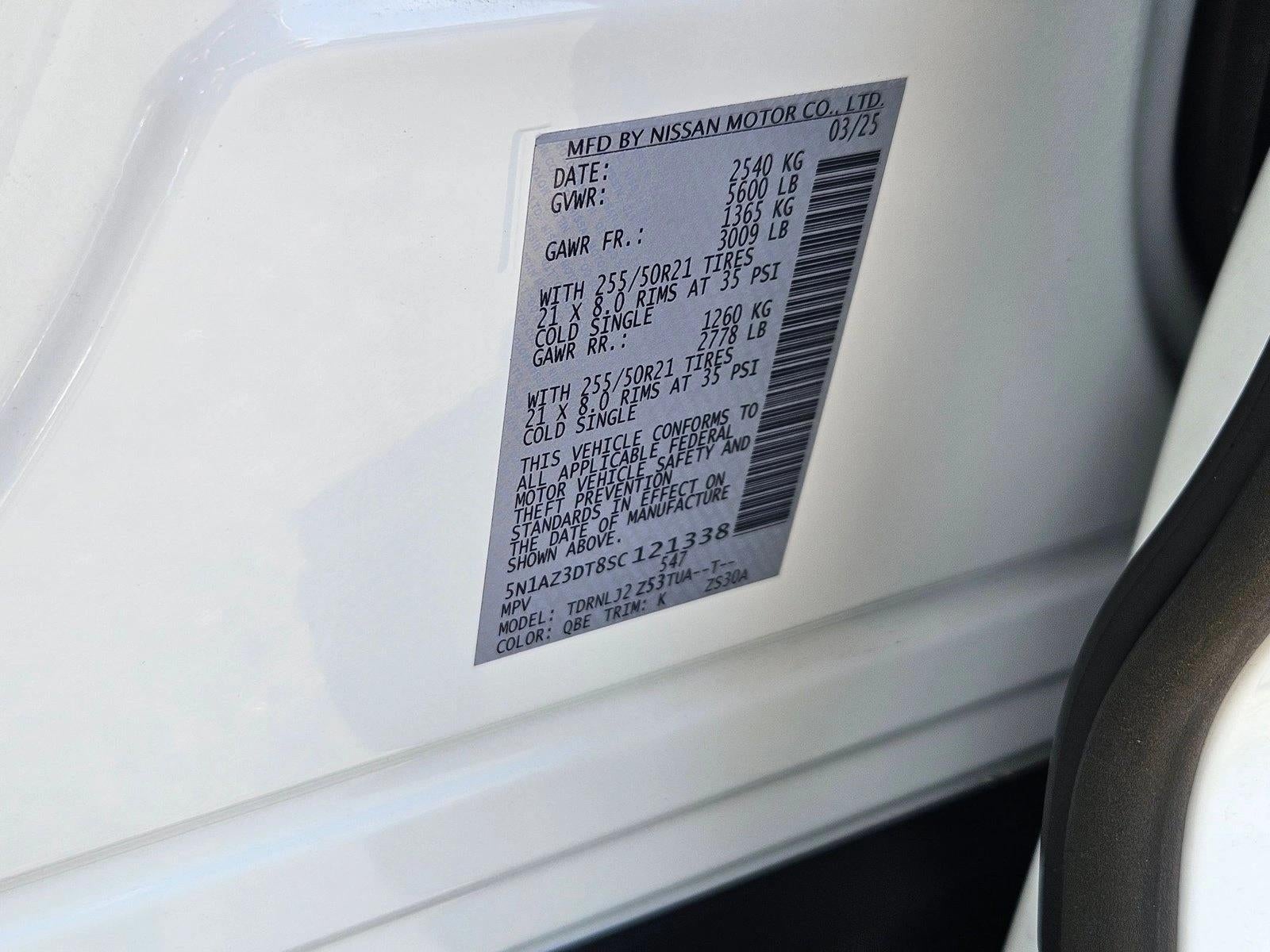2025 Nissan Murano AWD Platinum