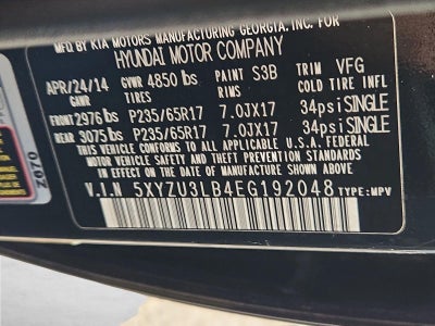 2014 Hyundai Santa Fe Sport FWD 4dr 2.4
