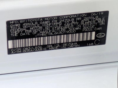 2019 Lexus GS 350 F Sport RWD