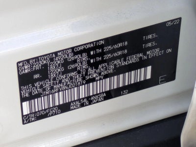 2022 Toyota RAV4 Hybrid SE AWD (Natl)