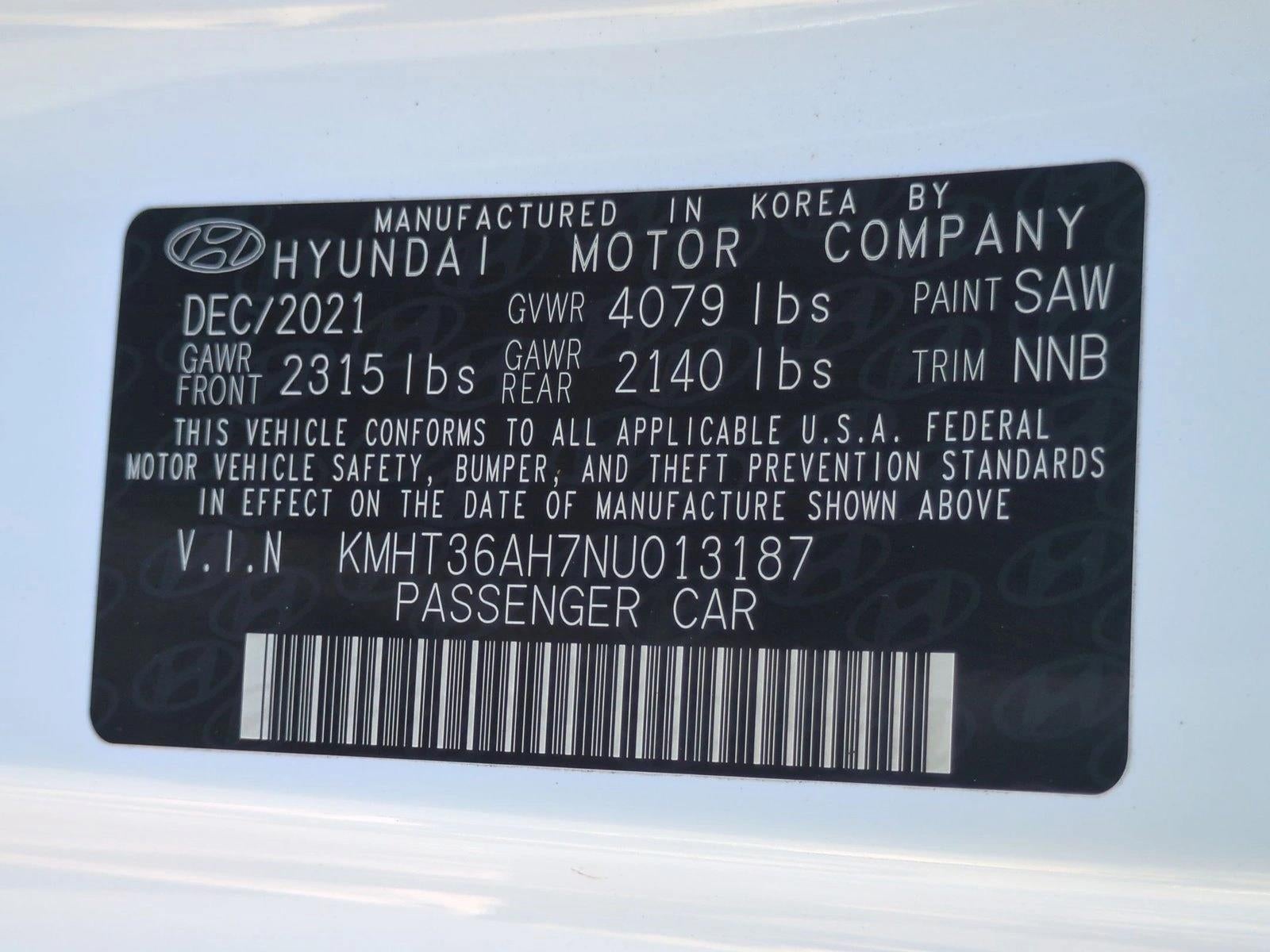 2022 Hyundai VELOSTER N Manual