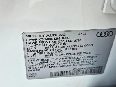 2024 Audi Q5 S line Premium Plus 45 TFSI quattro