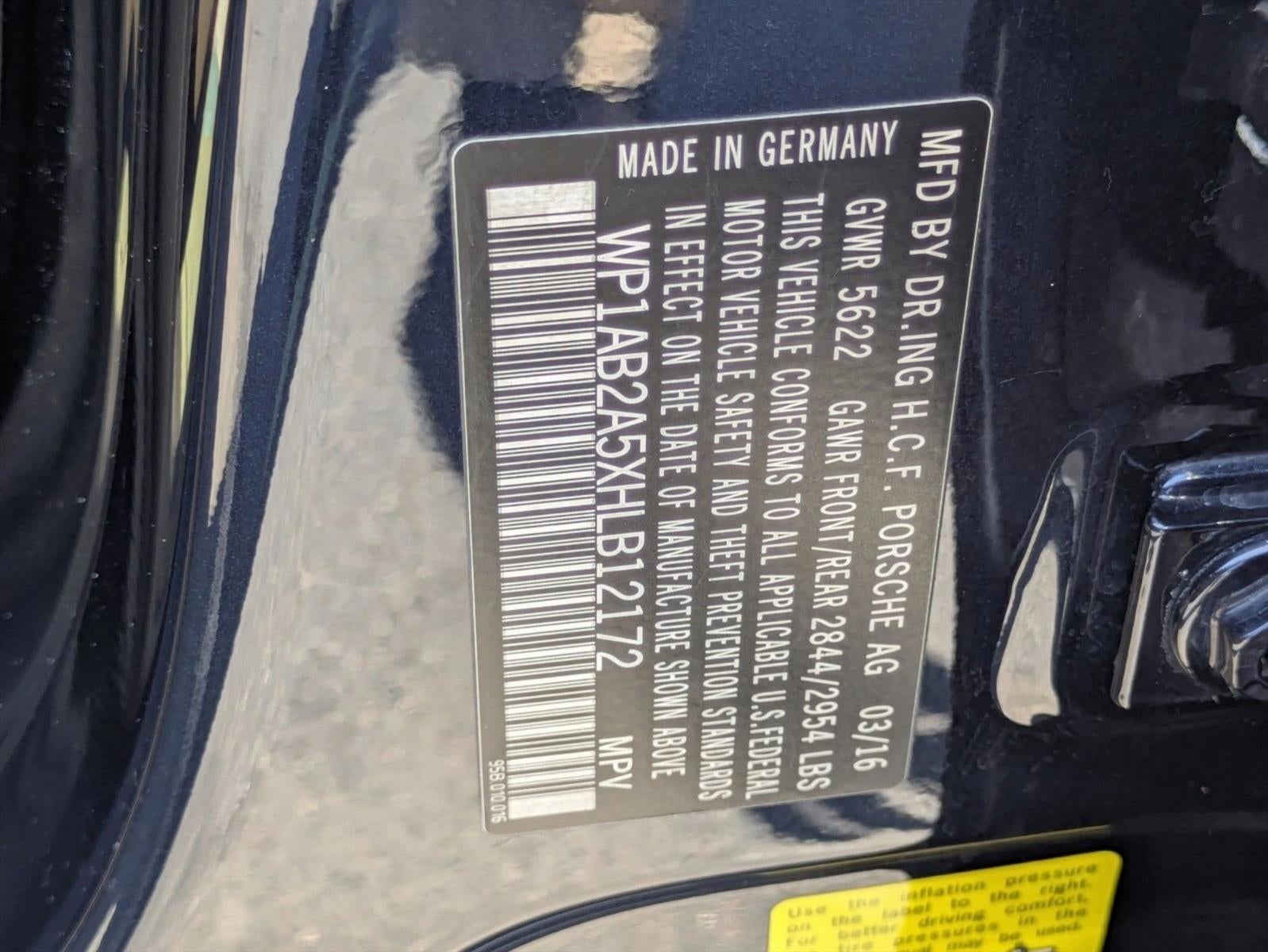 2017 Porsche Macan S AWD