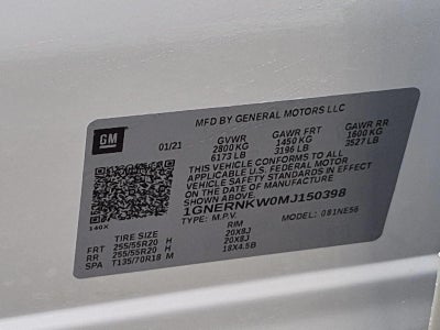 2021 Chevrolet Traverse FWD 2LZ