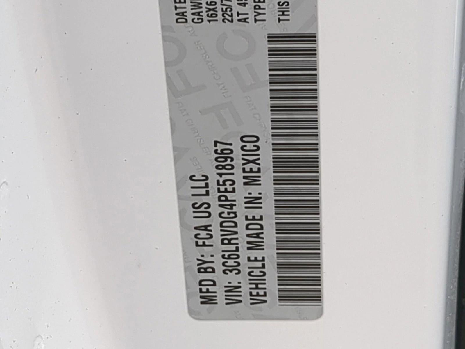 2023 RAM ProMaster Cargo Van 2500 High Roof 159" WB
