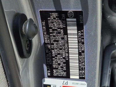 2017 Toyota Camry XLE Auto (SE)