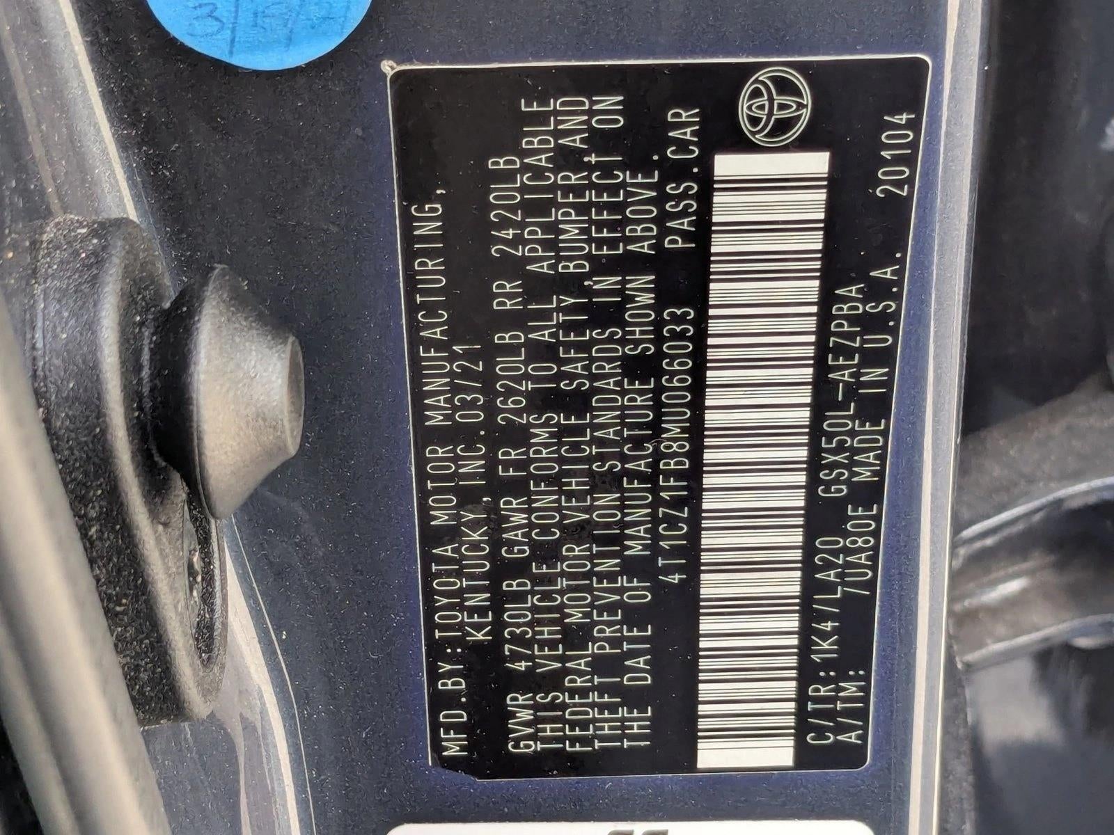 2021 Toyota Avalon Limited FWD (Natl)