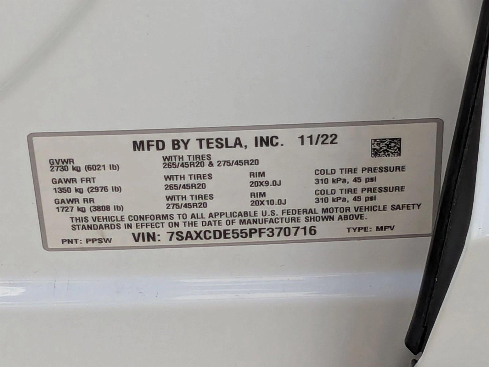 2023 Tesla Model X Standard Range AWD *Ltd Avail*