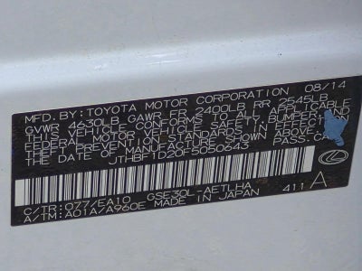 2015 Lexus IS 250 4dr Sport Sdn RWD