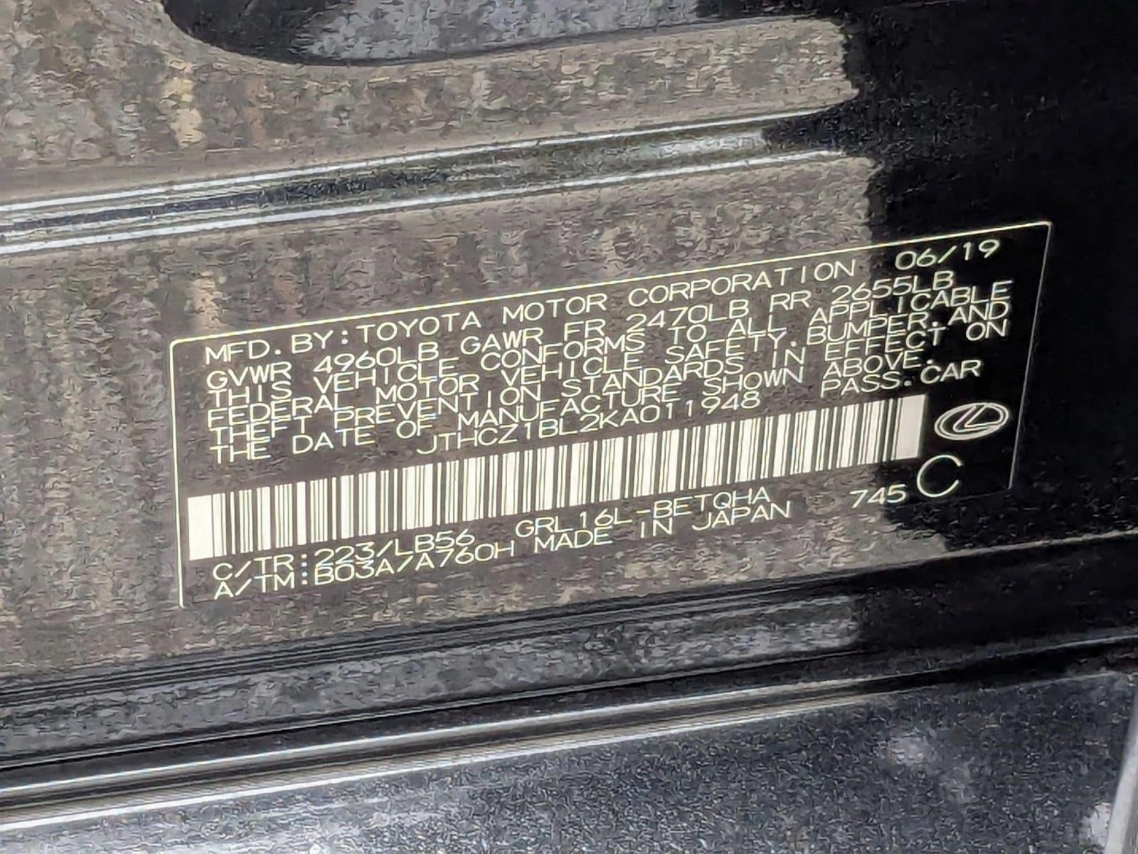 2019 Lexus GS 350 F Sport AWD