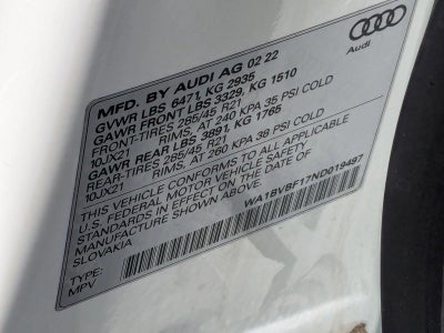 2022 Audi Q8 Premium Plus 55 TFSI quattro