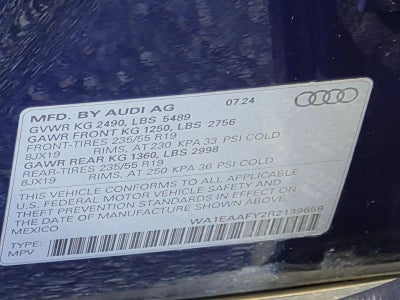 2024 Audi Q5 S line Premium Plus 45 TFSI quattro