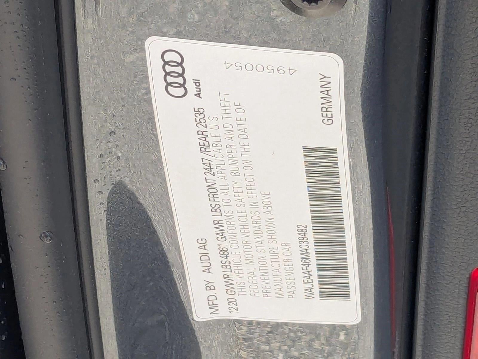 2021 Audi A4 Sedan S line Premium Plus 45 TFSI quattro