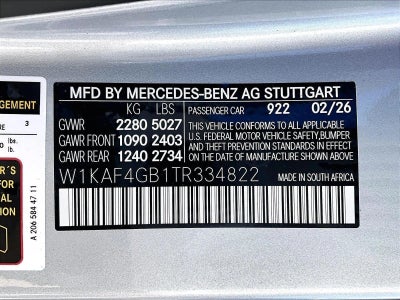 2026 Mercedes-Benz C-Class C 300 Sedan