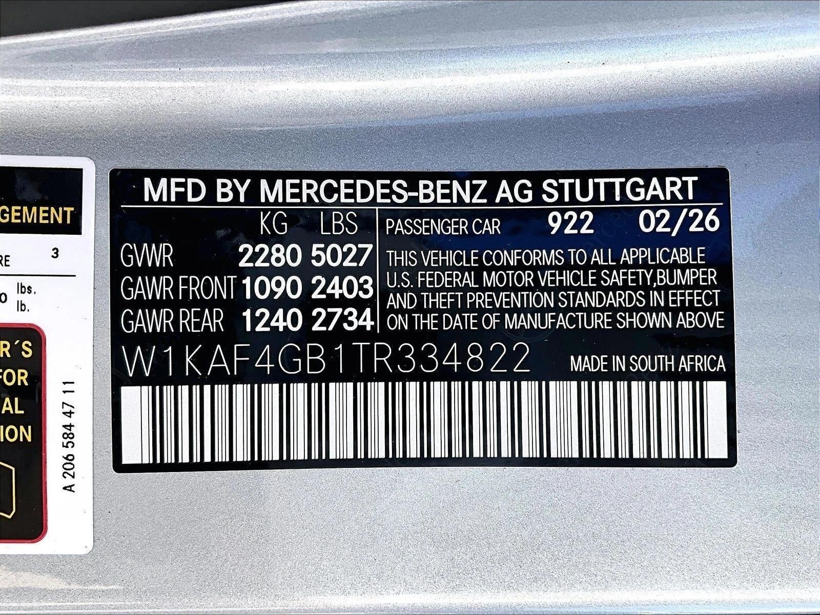 2026 Mercedes-Benz C-Class C 300 Sedan