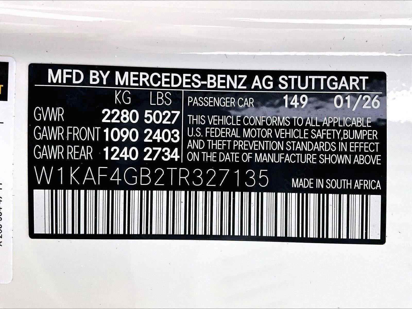 2026 Mercedes-Benz C-Class C 300 Sedan