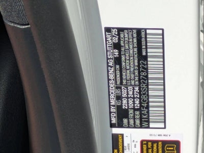 2025 Mercedes-Benz C-Class C 300 Sedan