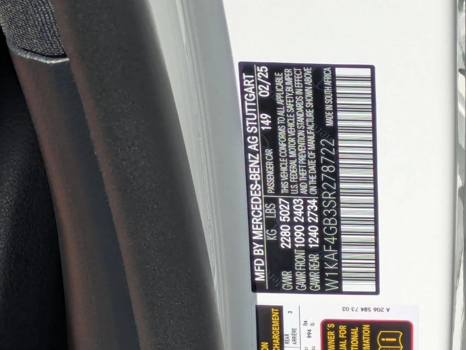 2025 Mercedes-Benz C-Class C 300 Sedan