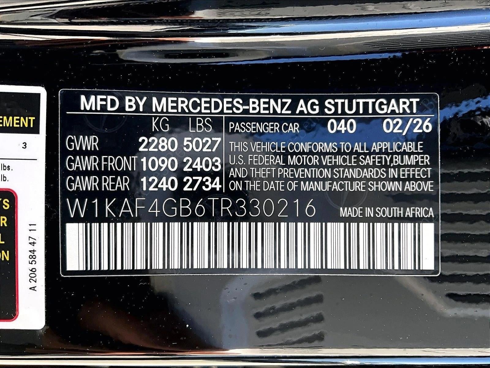 2026 Mercedes-Benz C-Class C 300 Sedan
