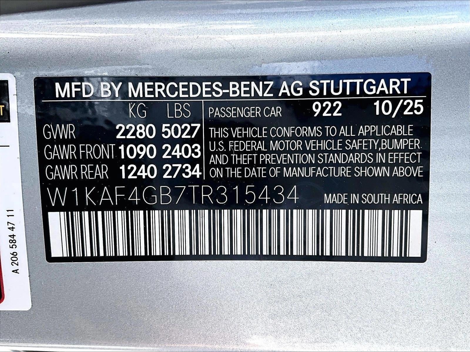 2026 Mercedes-Benz C-Class C 300 Sedan