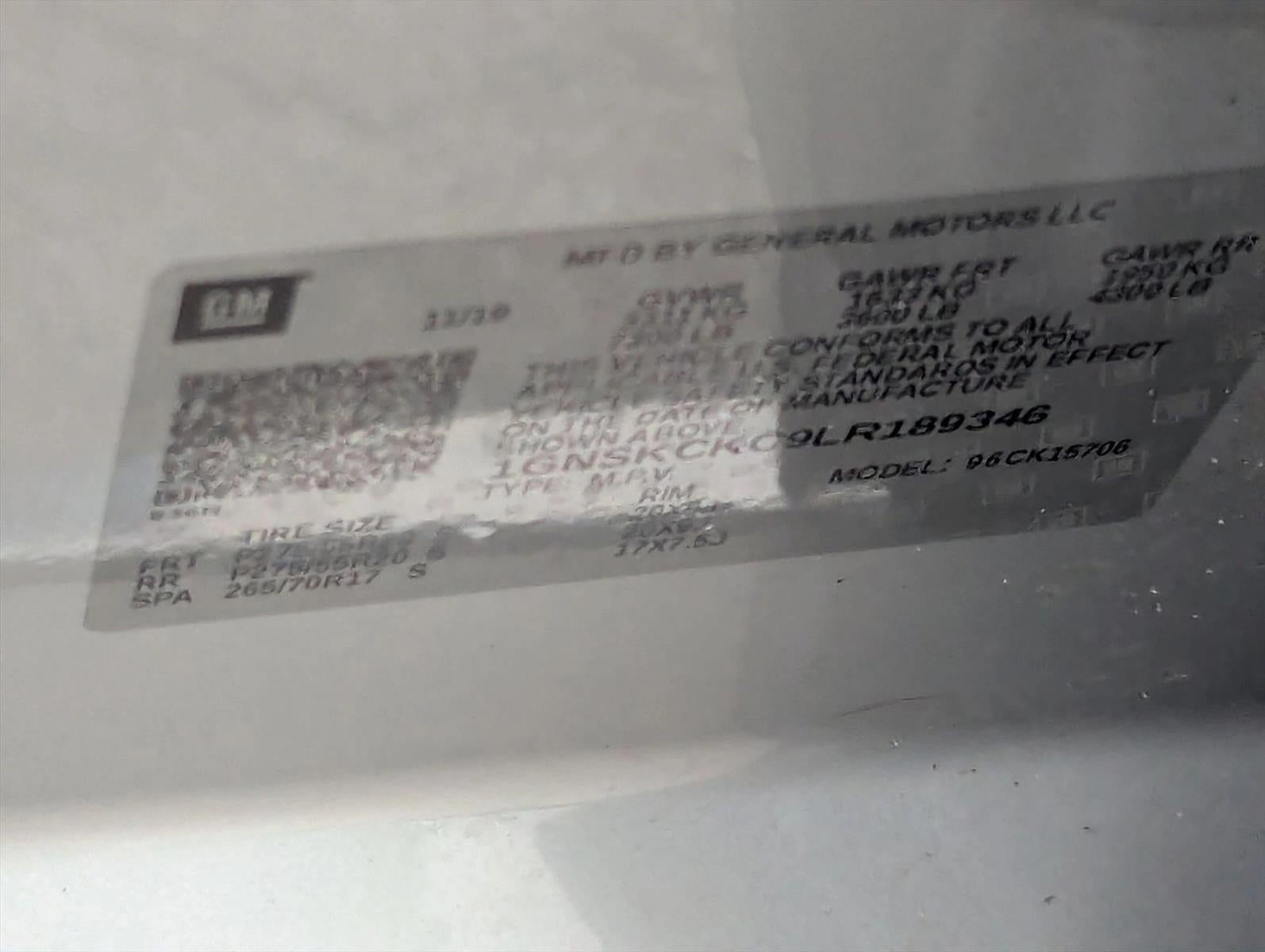 2020 Chevrolet Tahoe 4WD Premier