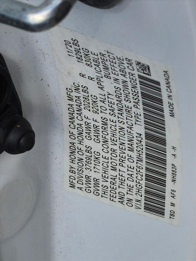2021 Honda Civic Sedan LX CVT