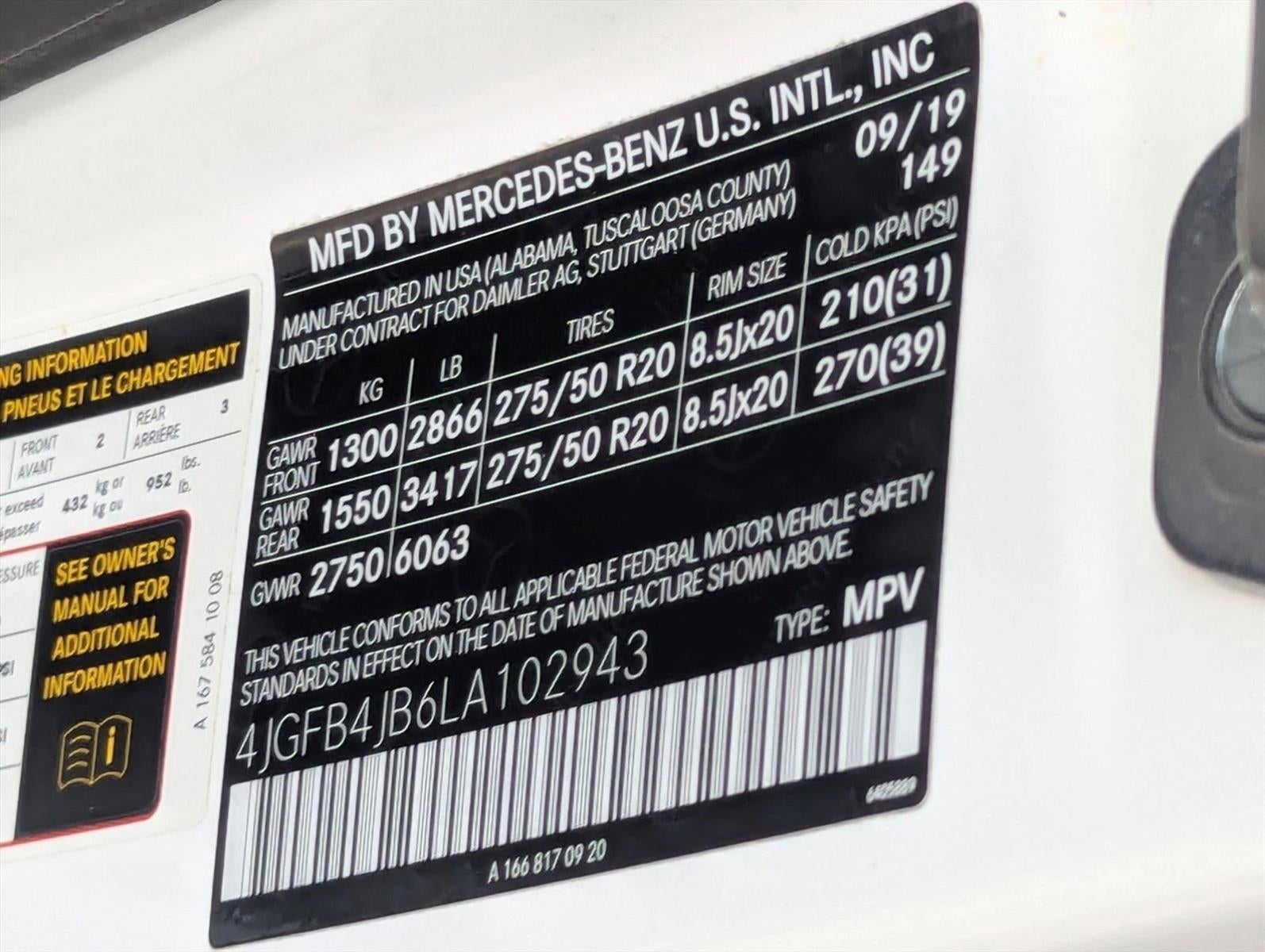 2020 Mercedes-Benz GLE GLE 350 SUV