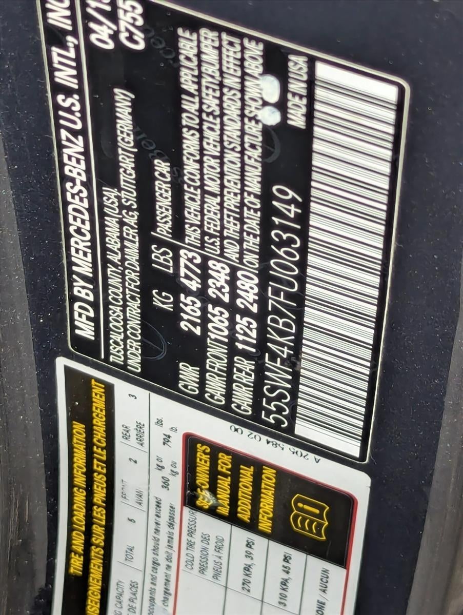 2015 Mercedes-Benz C-Class C 300 4MATIC® Luxury Sedan