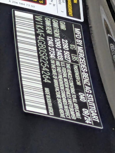 2025 Mercedes-Benz C-Class C 300 Sedan