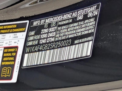 2025 Mercedes-Benz C-Class C 300 Sedan