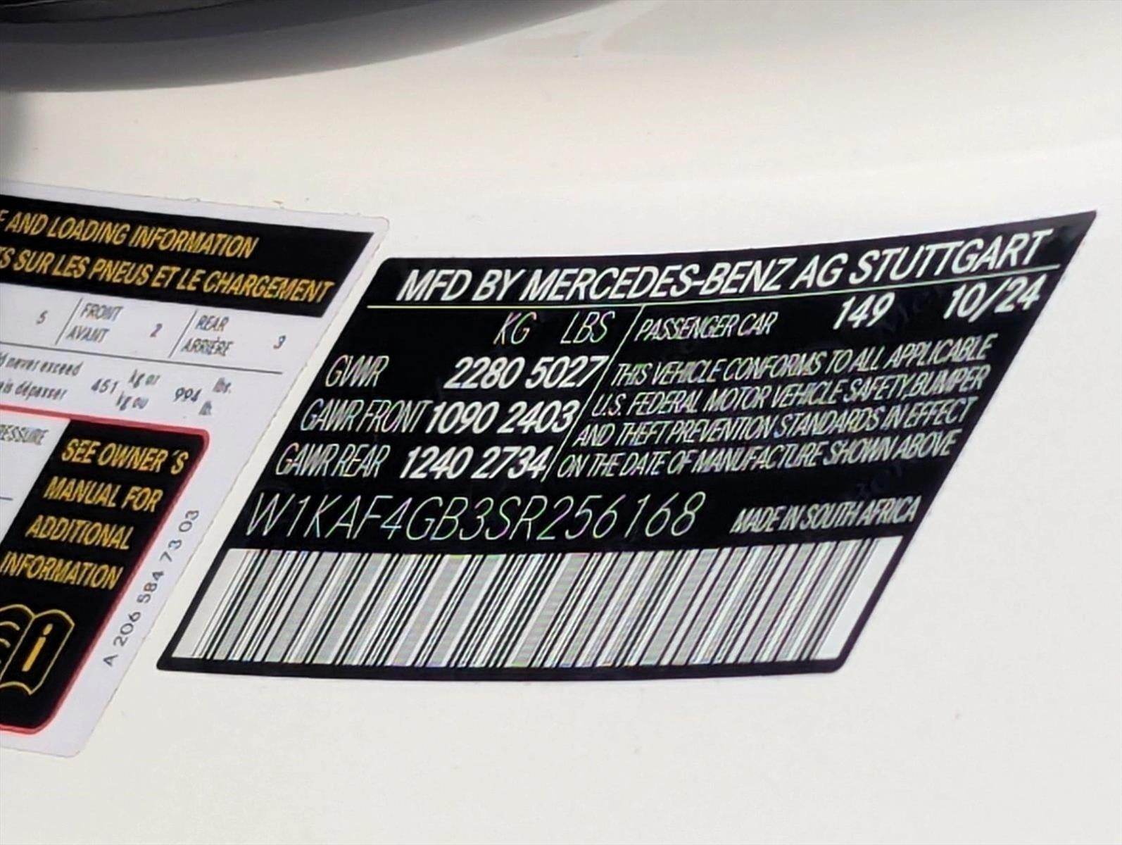 2025 Mercedes-Benz C-Class C 300 Sedan