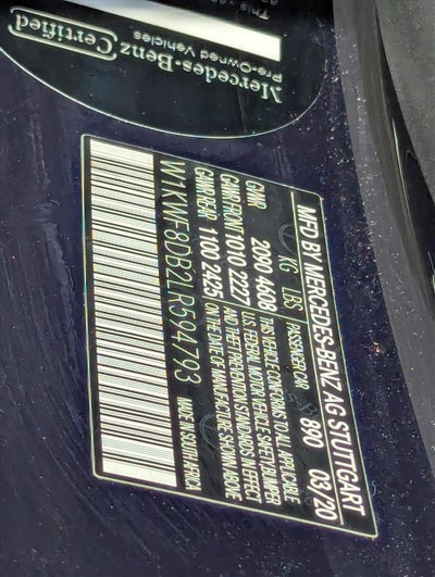 2020 Mercedes-Benz C-Class C 300 Sedan