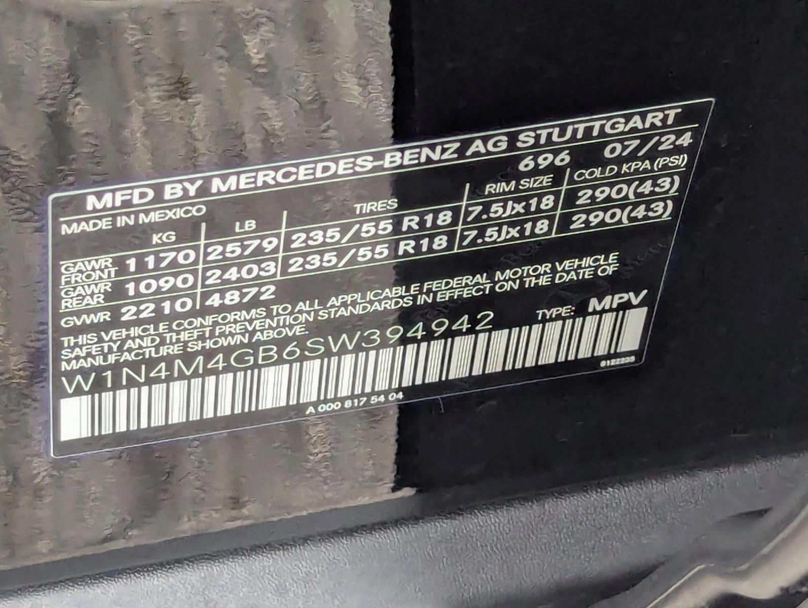 2025 Mercedes-Benz GLB GLB 250 SUV