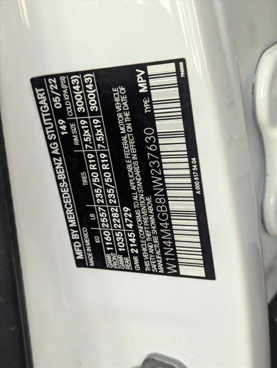 2022 Mercedes-Benz GLB GLB 250 SUV