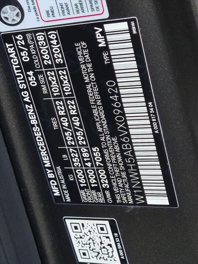 2027 Mercedes-Benz G-Class AMG® G 63 SUV