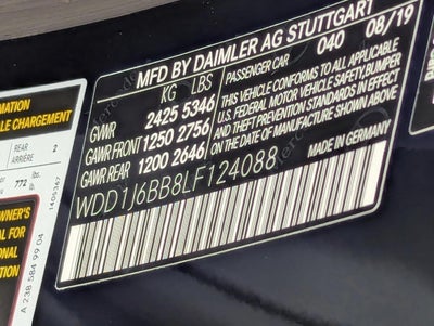 2020 Mercedes-Benz E-Class AMG® E 53 4MATIC®+ Coupe