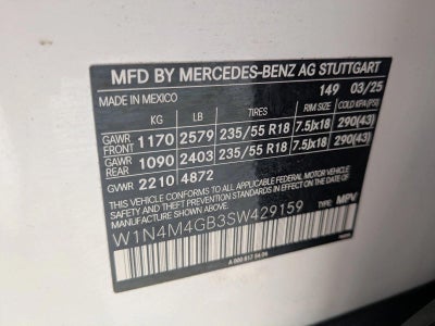 2025 Mercedes-Benz GLB GLB 250 SUV