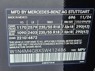 2025 Mercedes-Benz GLB GLB 250 SUV