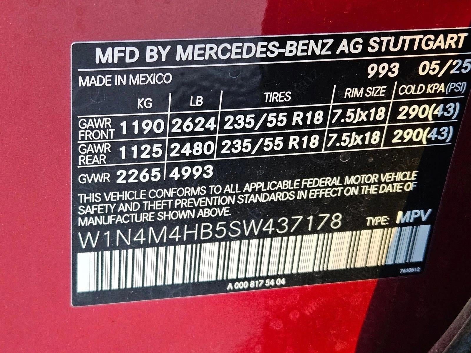 2025 Mercedes-Benz GLB GLB 250 4MATIC® SUV