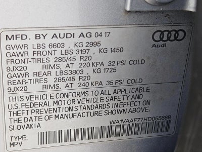 2017 Audi Q7 3.0 TFSI Prestige