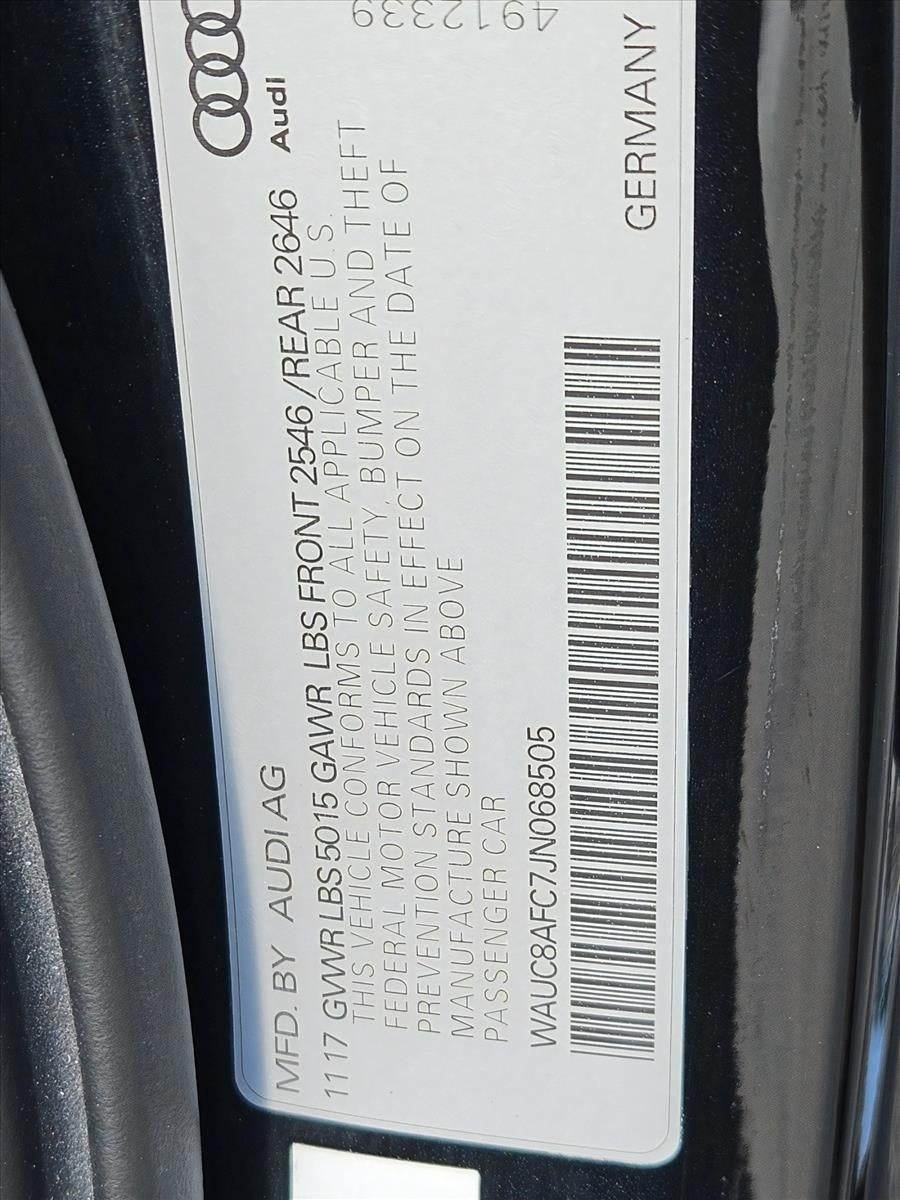 2018 Audi A6 2.0 TFSI Premium FWD