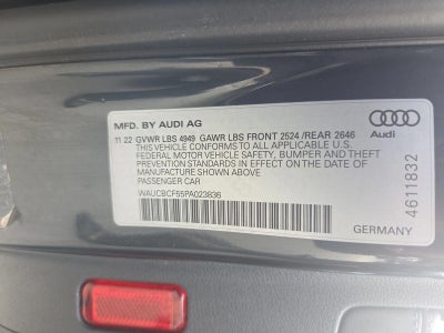 2023 Audi A5 Sportback Premium Plus 40 TFSI quattro