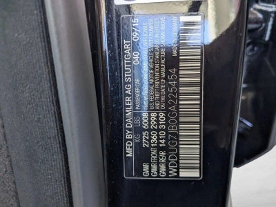 2016 Mercedes-Benz S-Class AMG® S 63 4MATIC® Sedan