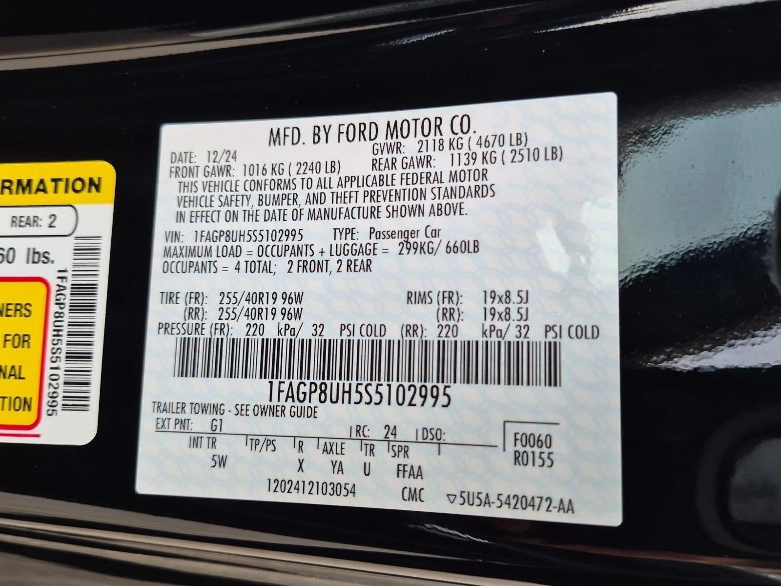 2025 Ford Mustang EcoBoost Premium Convertible