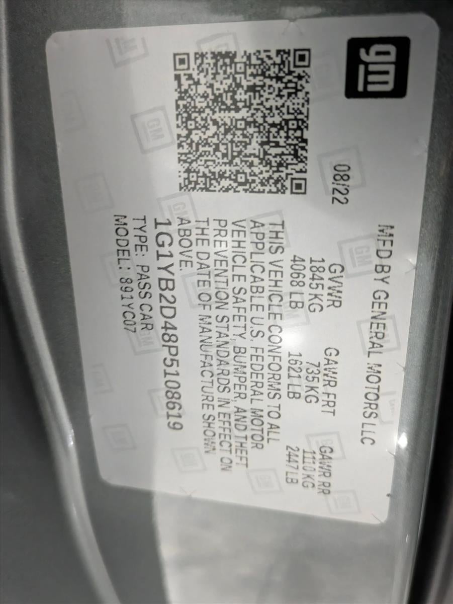 2023 Chevrolet Corvette Stingray Coupe 2LT