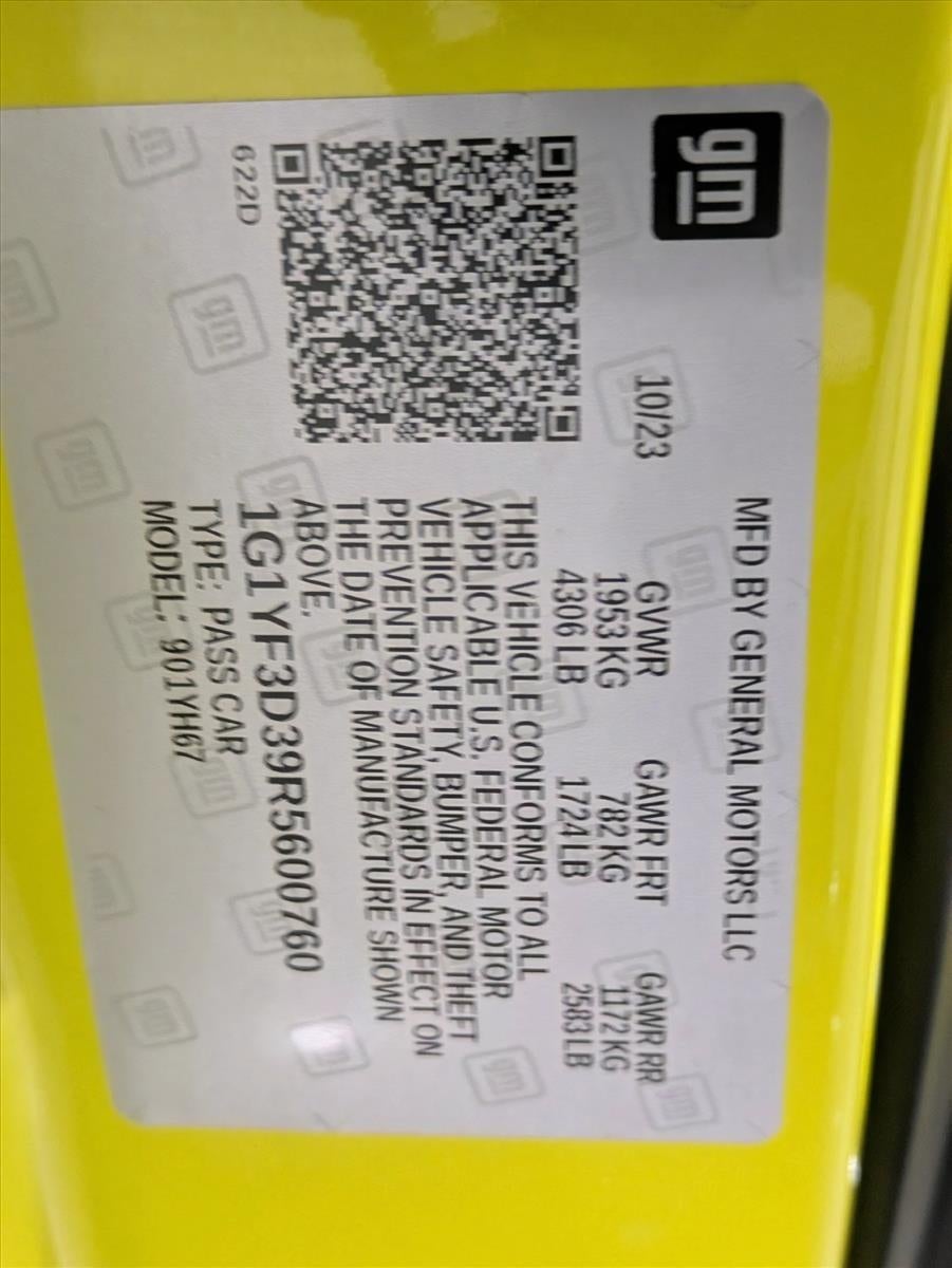2024 Chevrolet Corvette Z06 Convertible 3LZ
